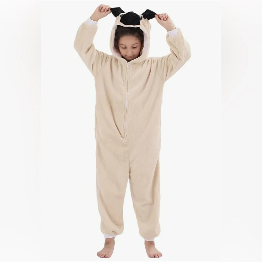 Kids Pug Dog onesie costume